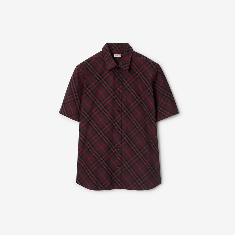 Relaxed Fit Check Cotton Shirt 1