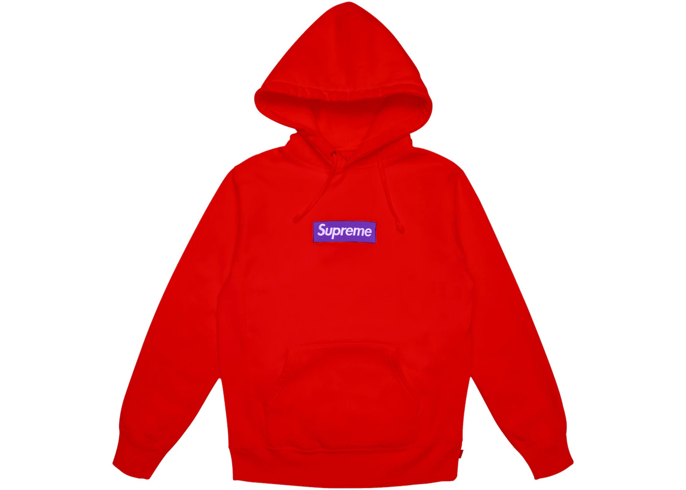 Supreme Box Logo Hooded Sweatshirt (FW17) Red - 1