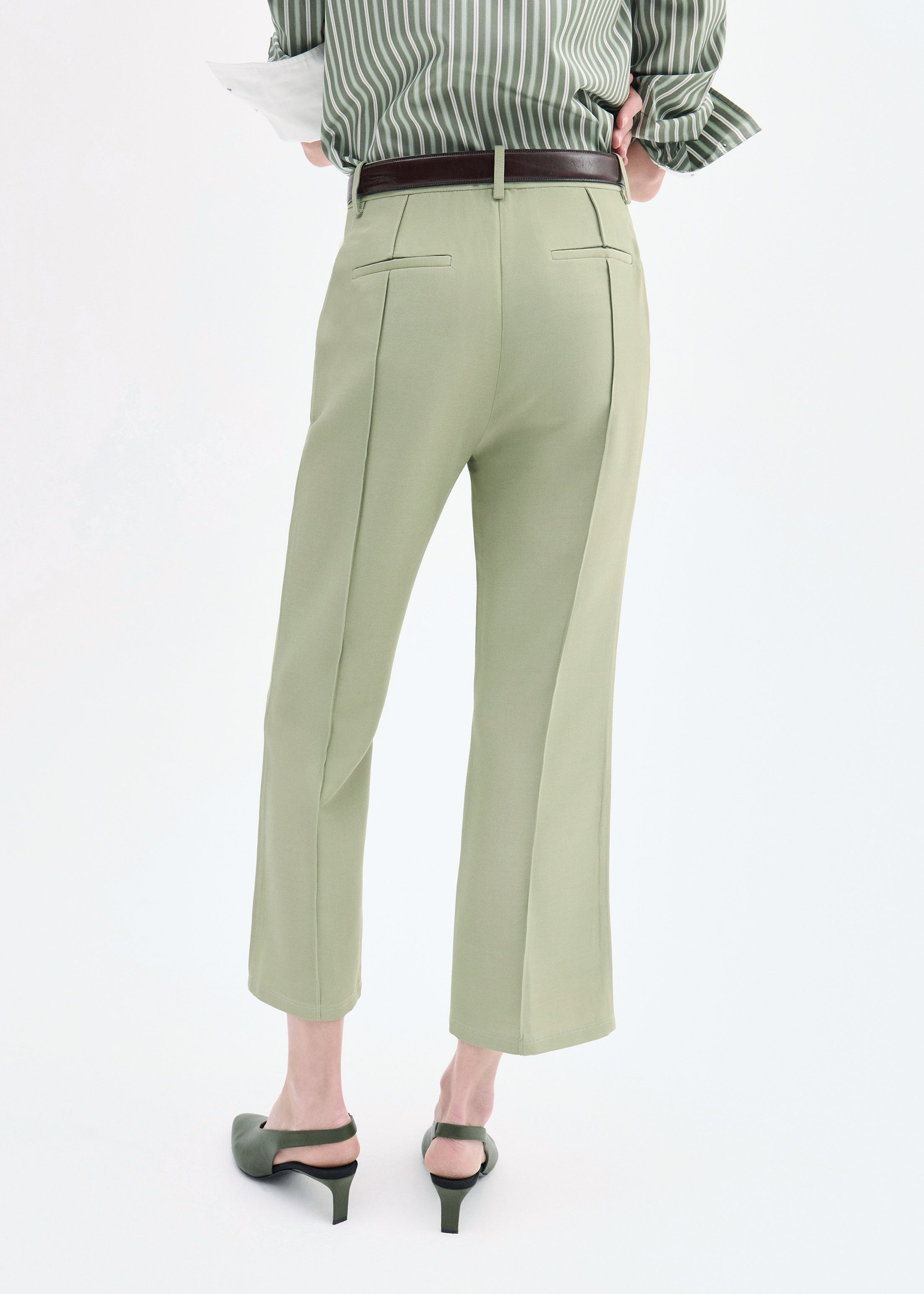 Cropped Flared Pant - 4