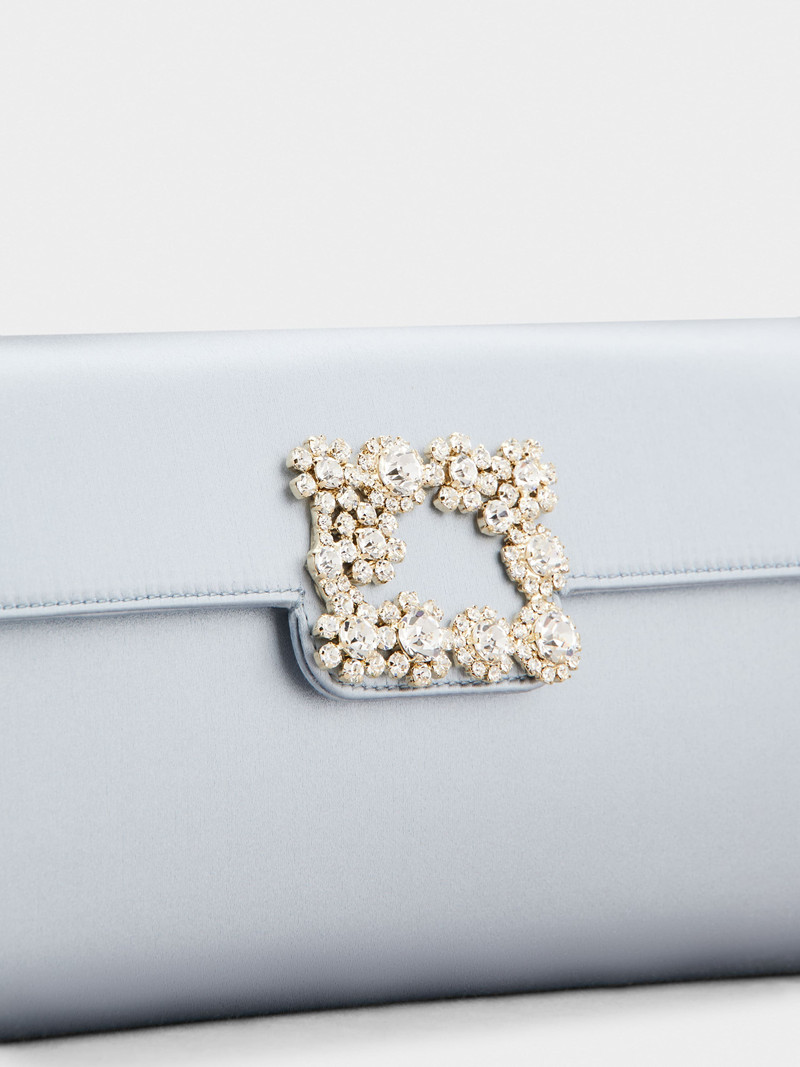 Efflorescence Clutch in satin 5