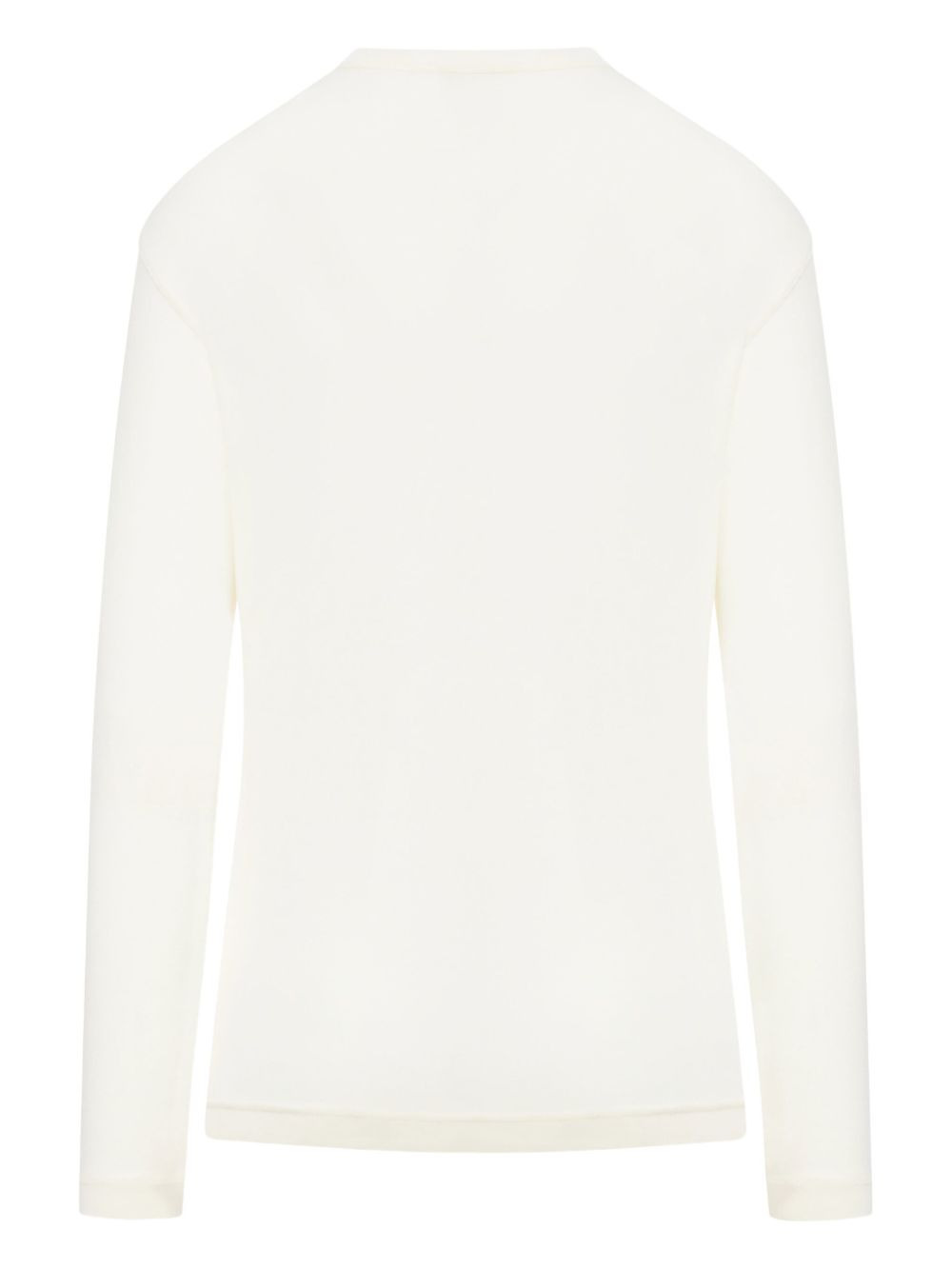 long-sleeve cotton top - 2