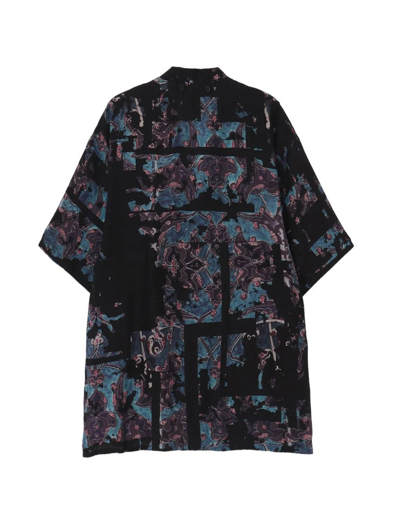 patterned silk jacket 7