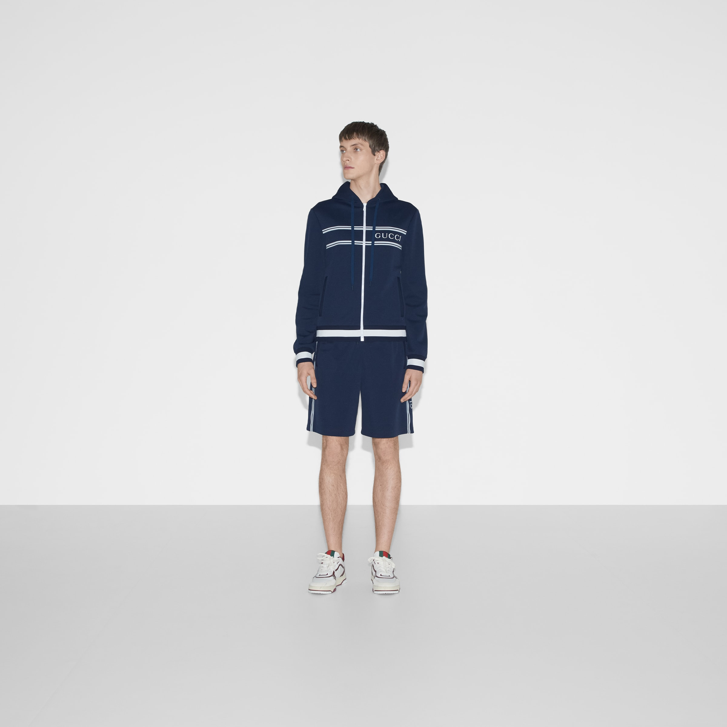 Technical jersey hooded sweatshirt - 2