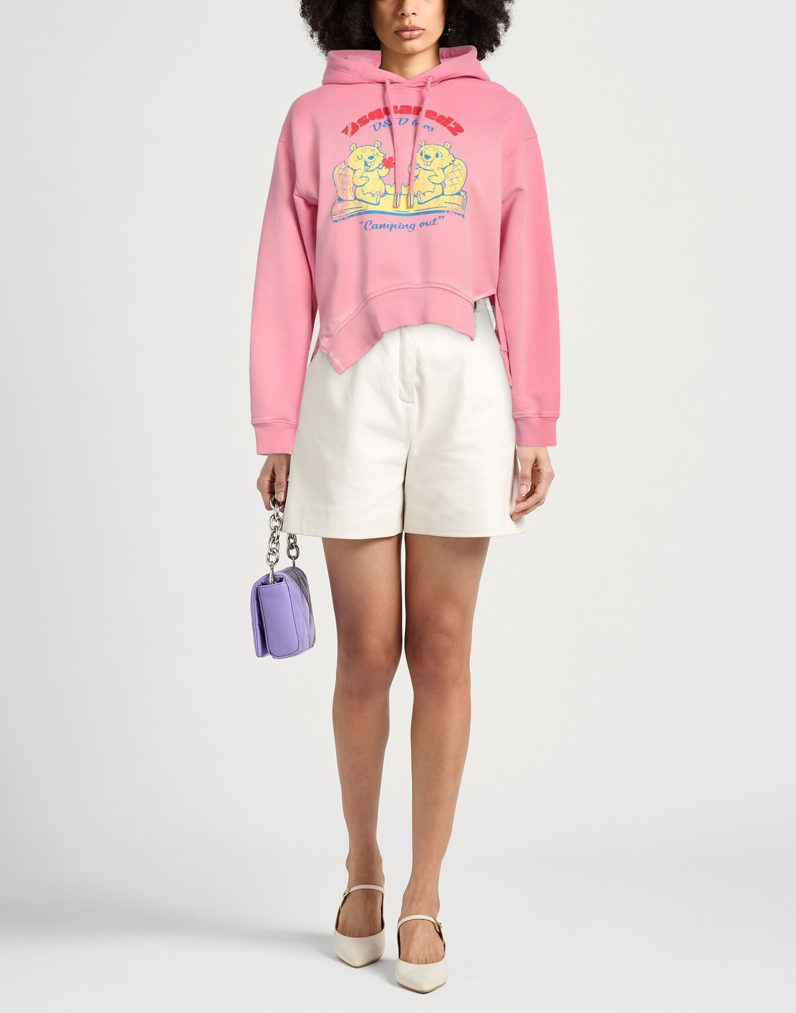 Purple Women's Hooded Sweatshirt - 2