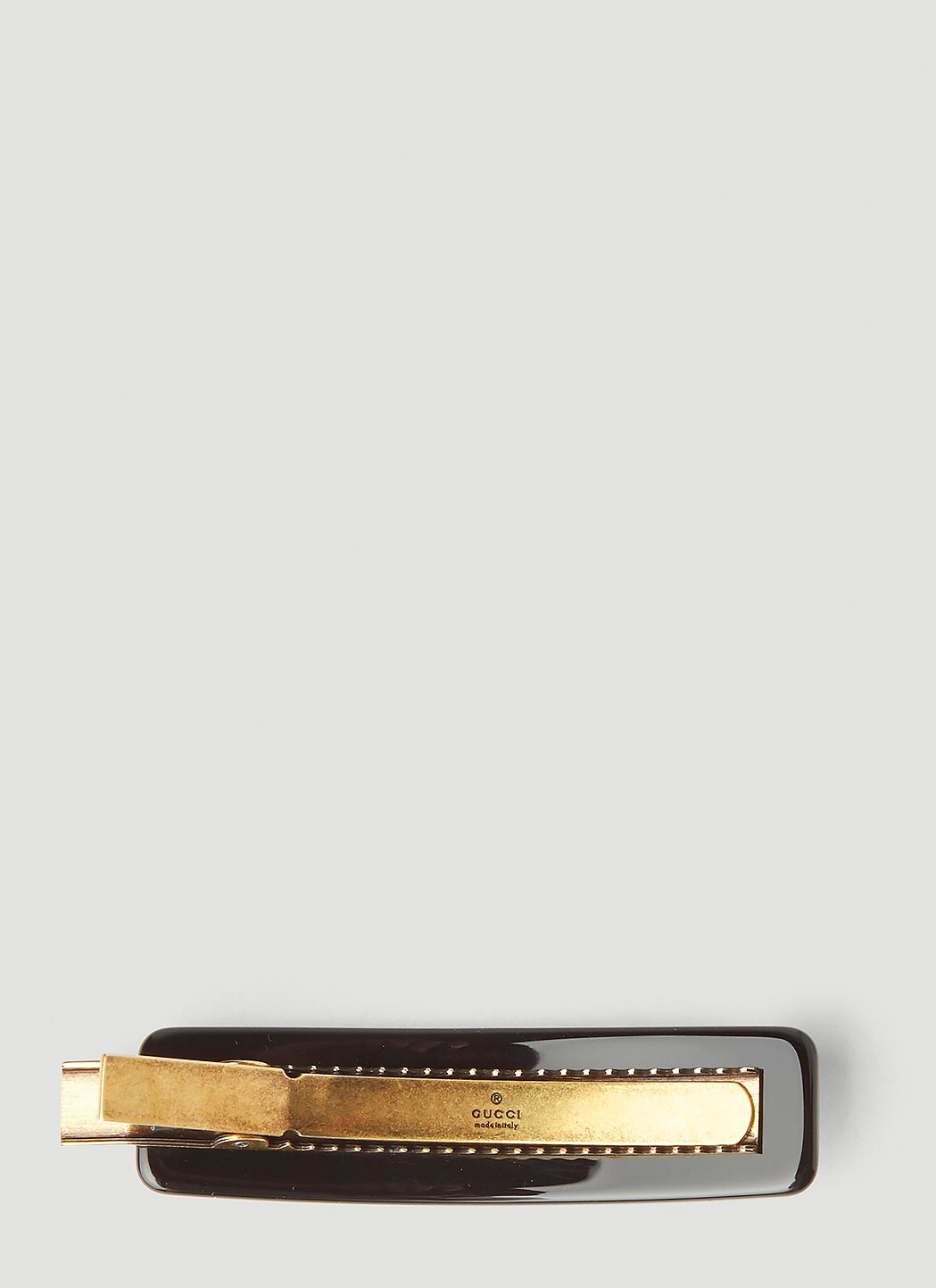 Gucci Women Crystal-Logo Single Hair Clip - 3