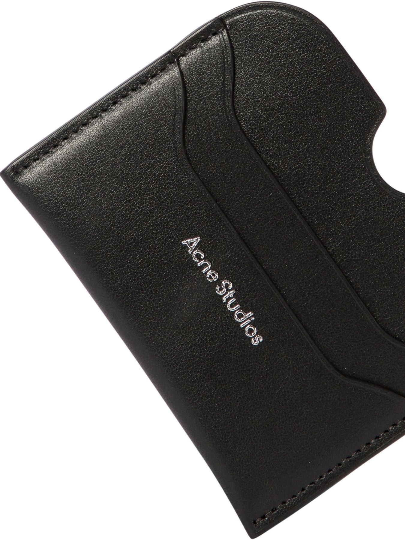 ■Acne Studios■ Leather Card Holder Black CG0234900 CG02349 Acne Studios - Leather card holder - Black