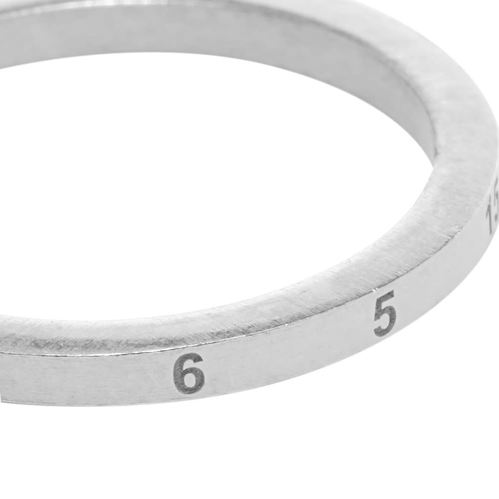 Maison Margiela Number Logo Slim Band Ring - 2