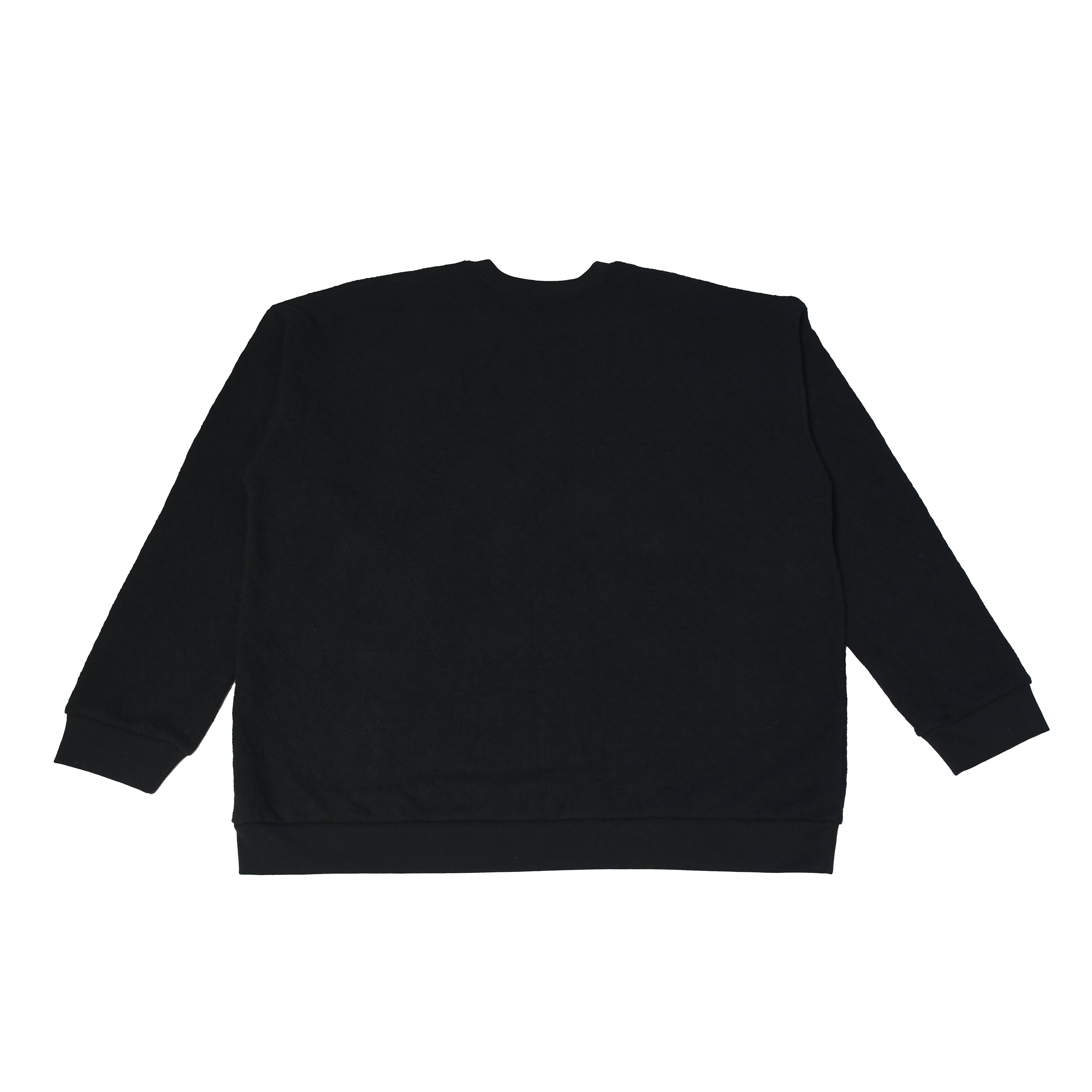 Chrome Hearts Jacquard Monogram Crewneck Sweatshirt Black - 2