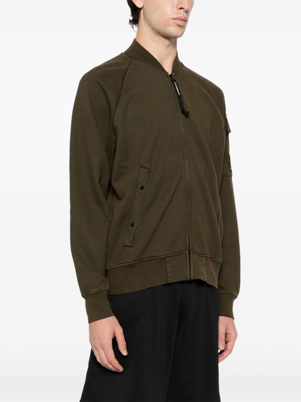 fleece bomber jacket - 3