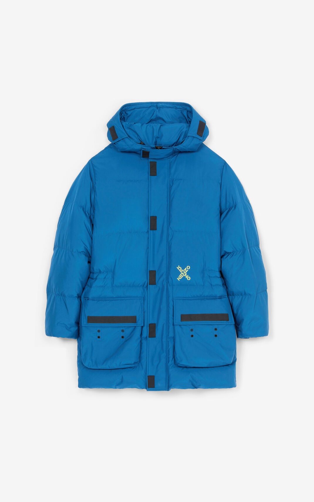 KENZO Sport 'Little X' long down jacket - 4