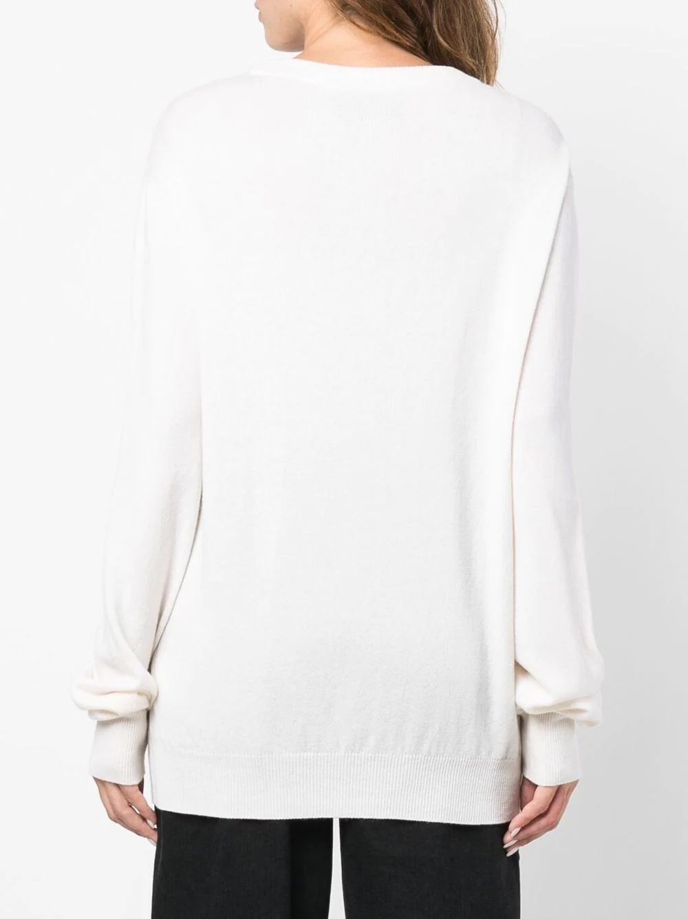 studded-skull cashmere pullover - 4