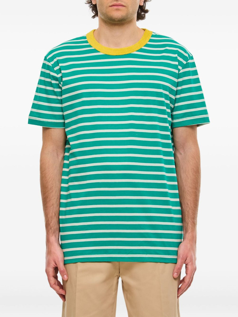 striped-print crew-neck T-shirt 1