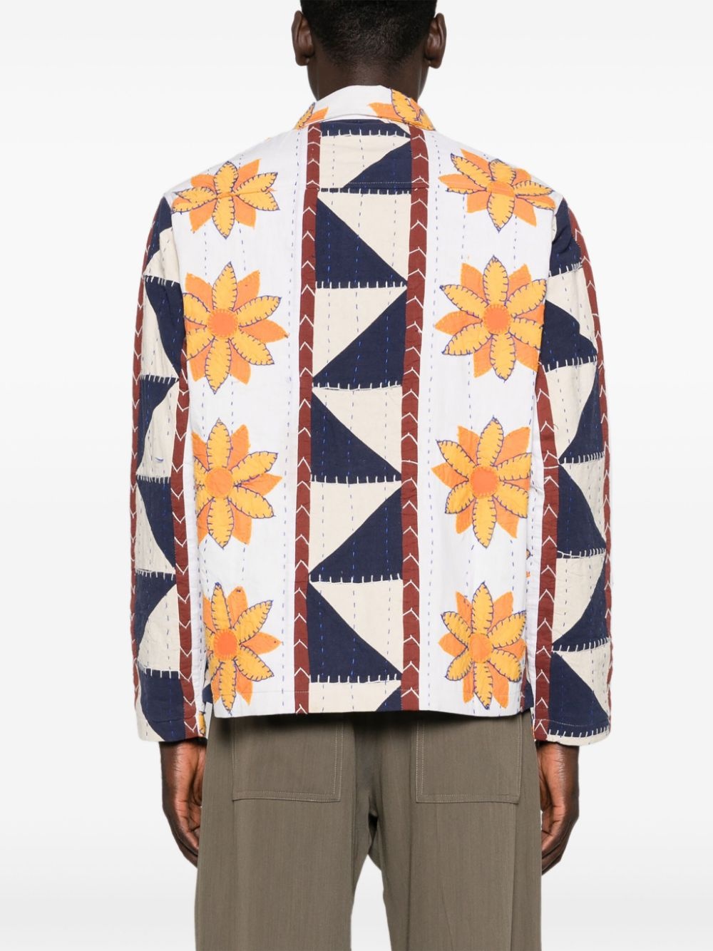 Rangoli-embroidered jacket - 4
