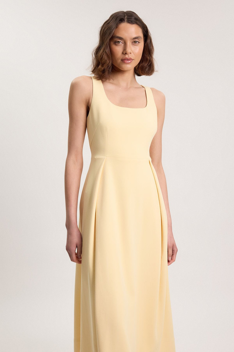 KAREN MILLEN Petite Tailored Full Skirt Midi Dress outlook