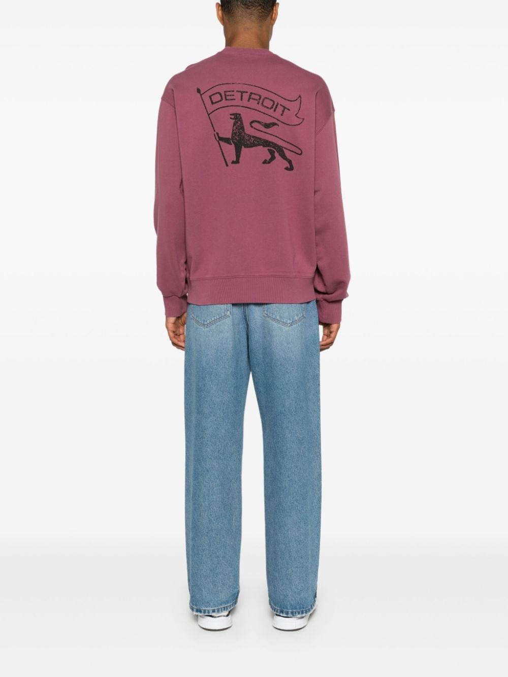Stamp cotton sweatshirt - 2