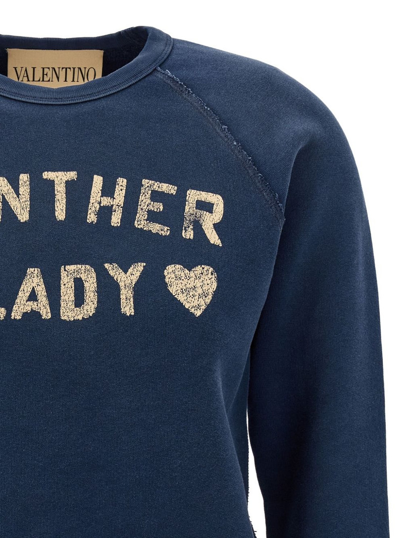 Panther Lady-print crew-neck sweatshirt 4