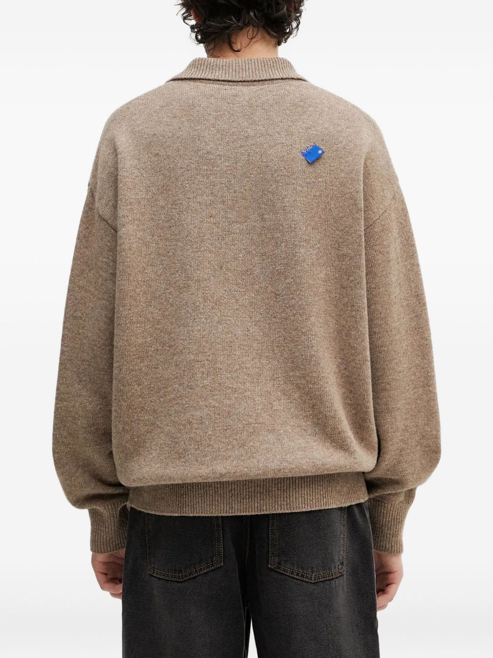 buttoned polo-neck sweater - 3