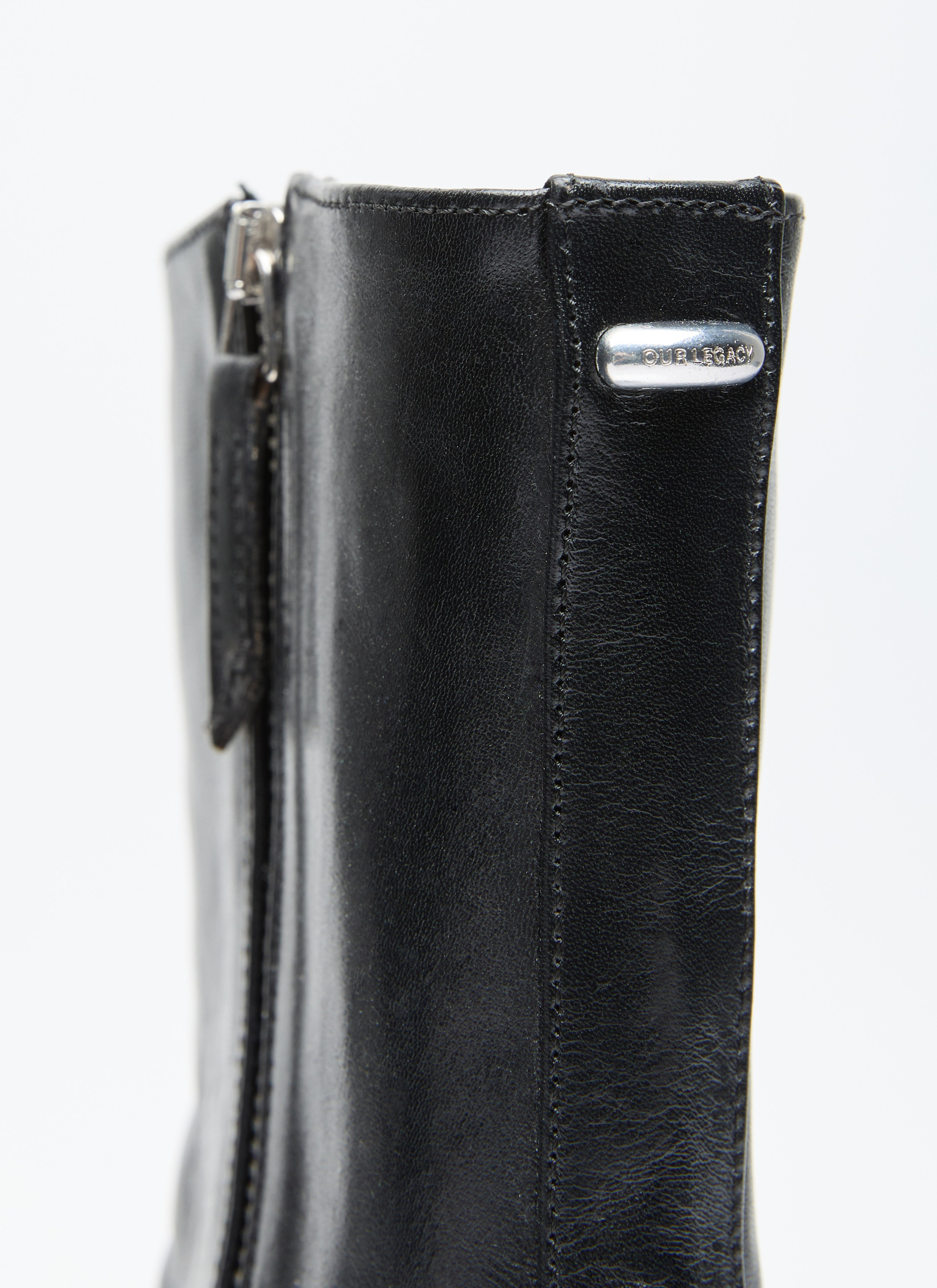 Our Legacy Women Slim Leather Boots - 5
