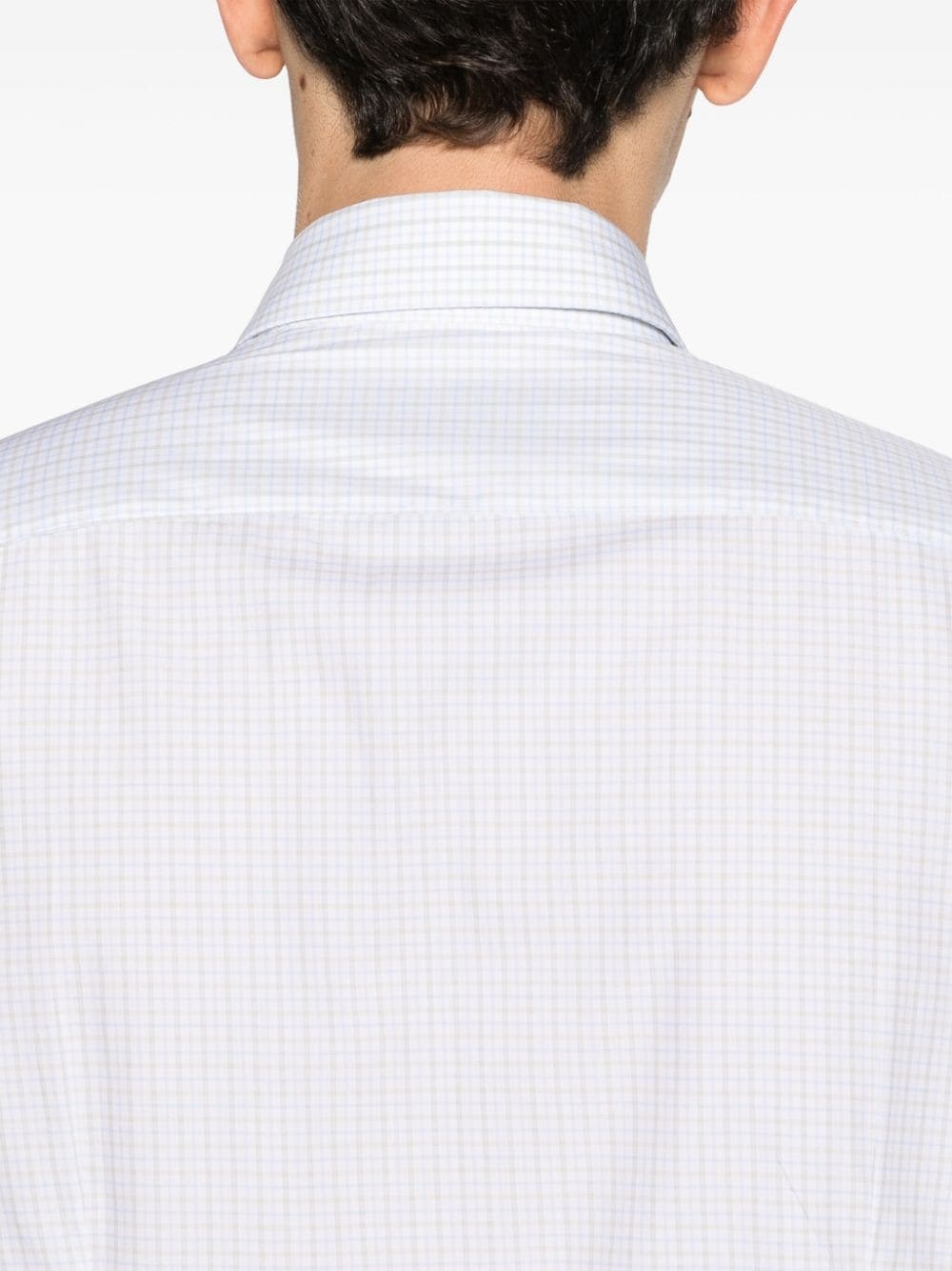 checked cotton shirt - 5