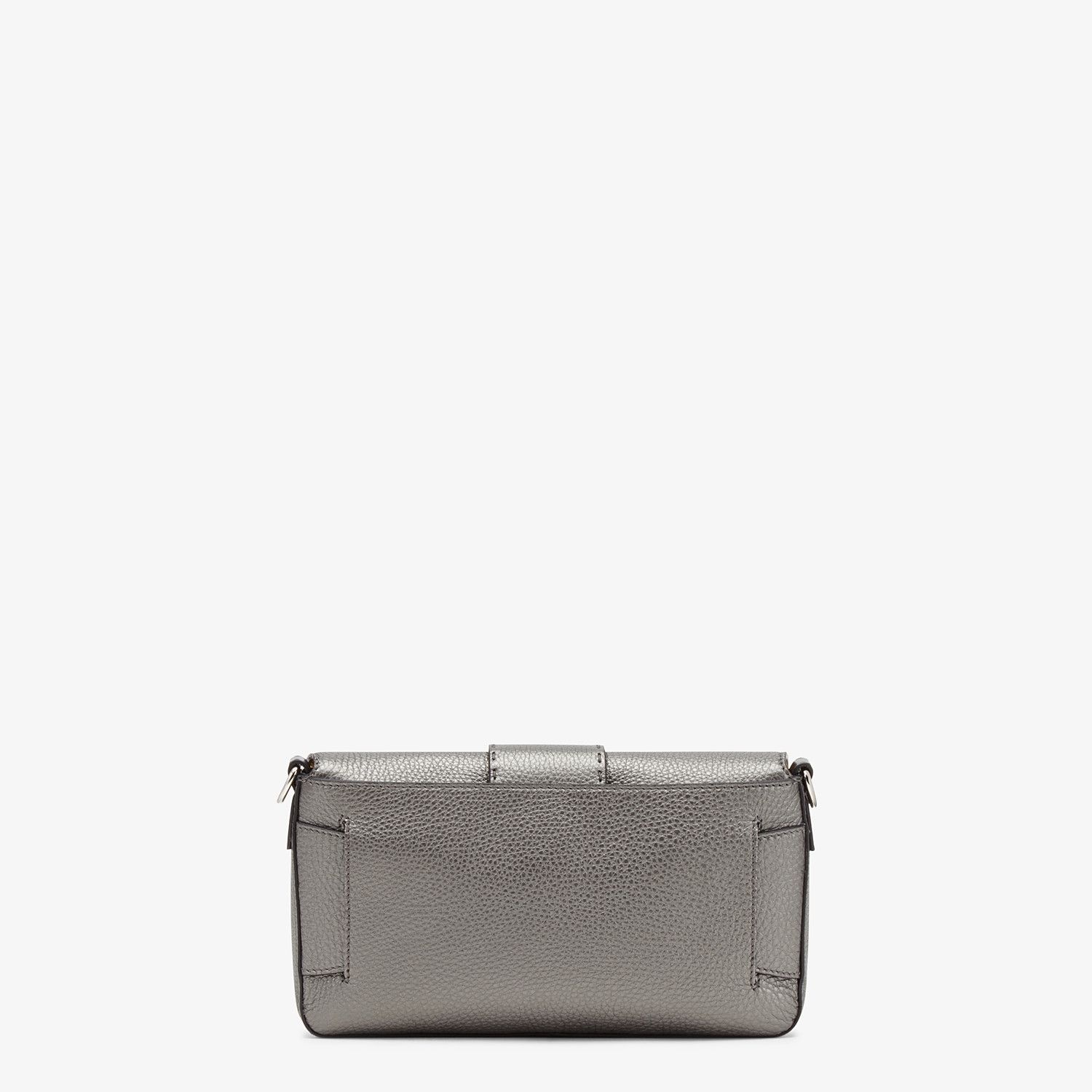 Gray leather bag - 4