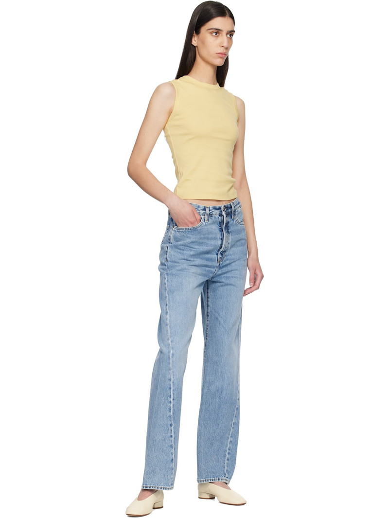 FLORE FLORE Yellow Esmé Tank Top outlook