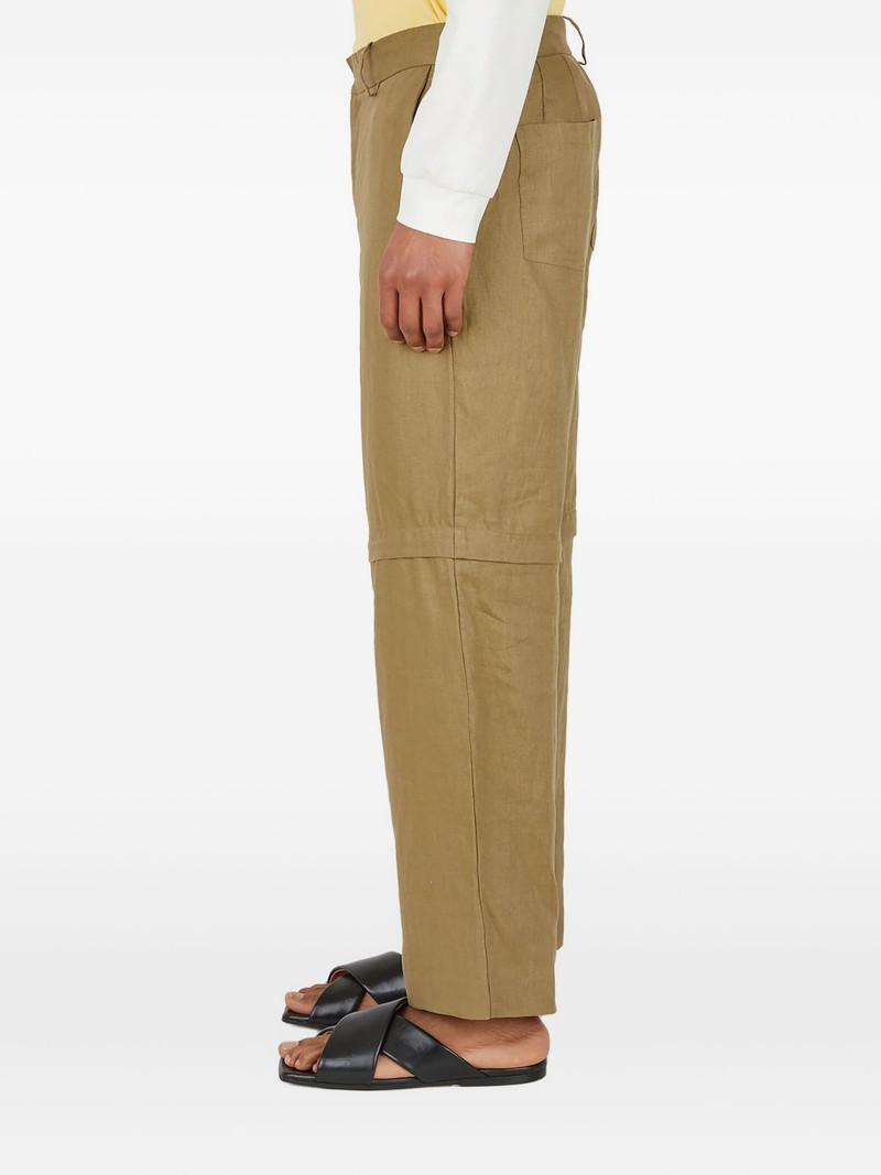 detachable-leg linen trousers 3