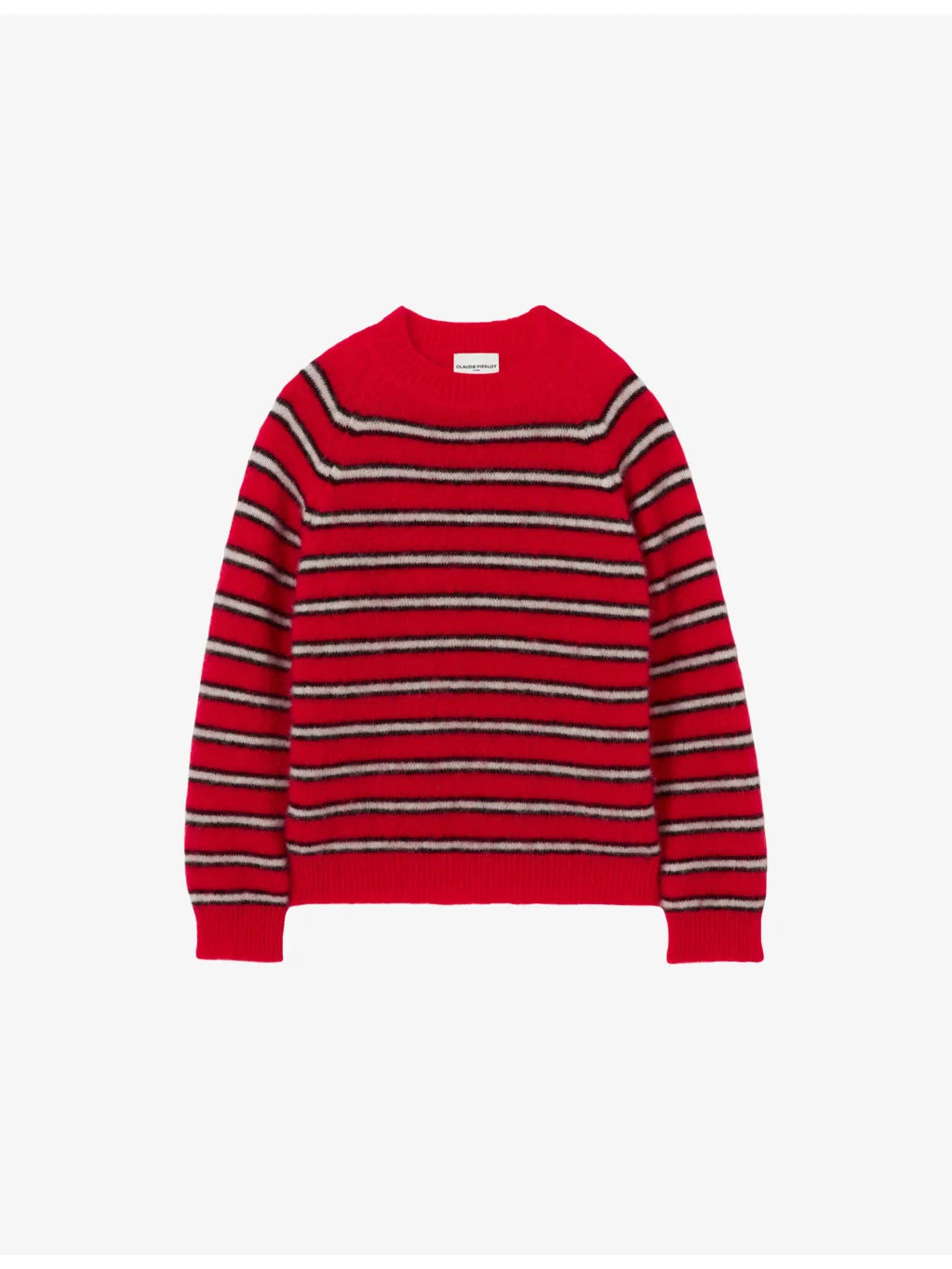 Striped Relaxed-Fit Stretch Mohair-Blend Jumper - 1