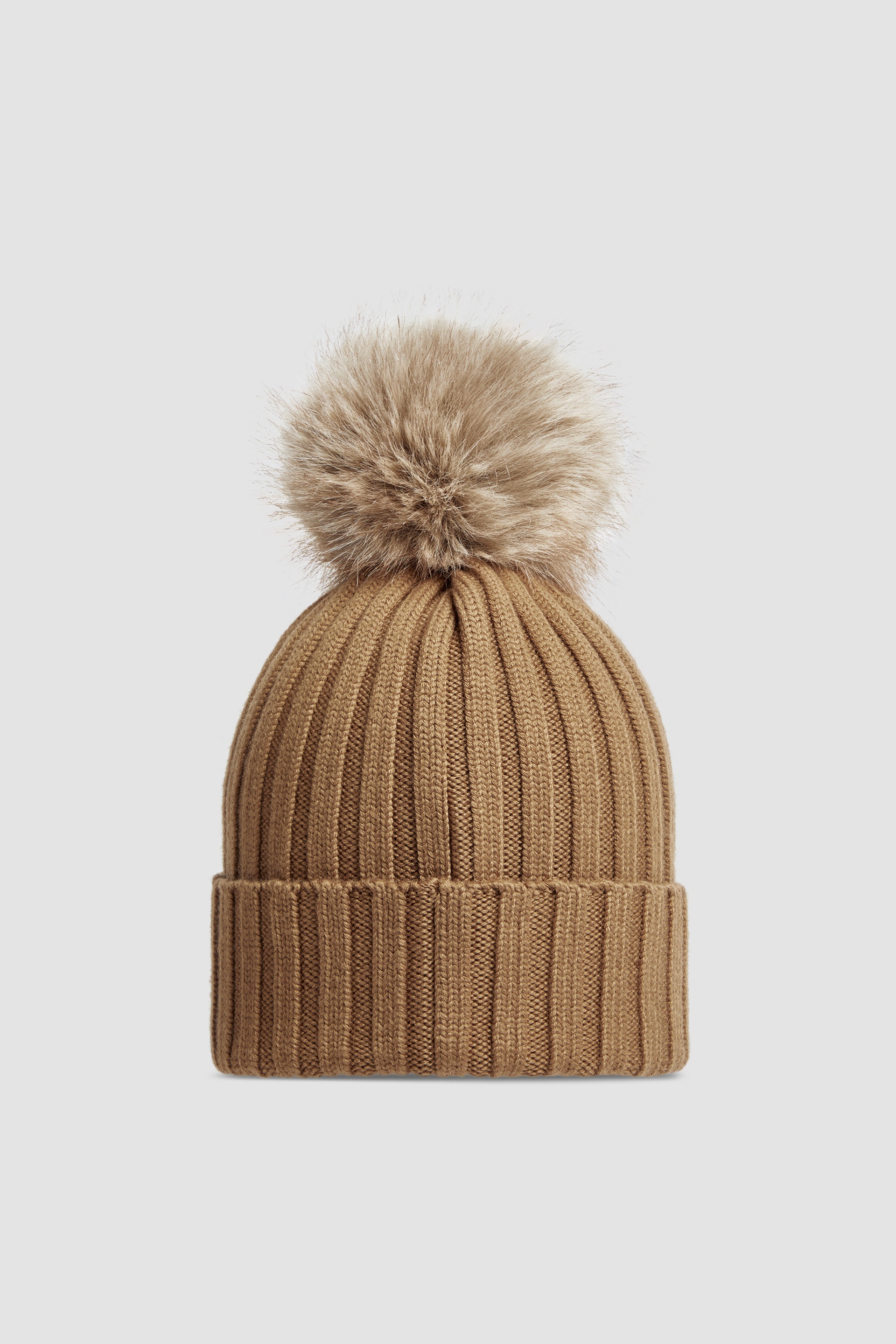 Wool Beanie with Pom Pom - 4
