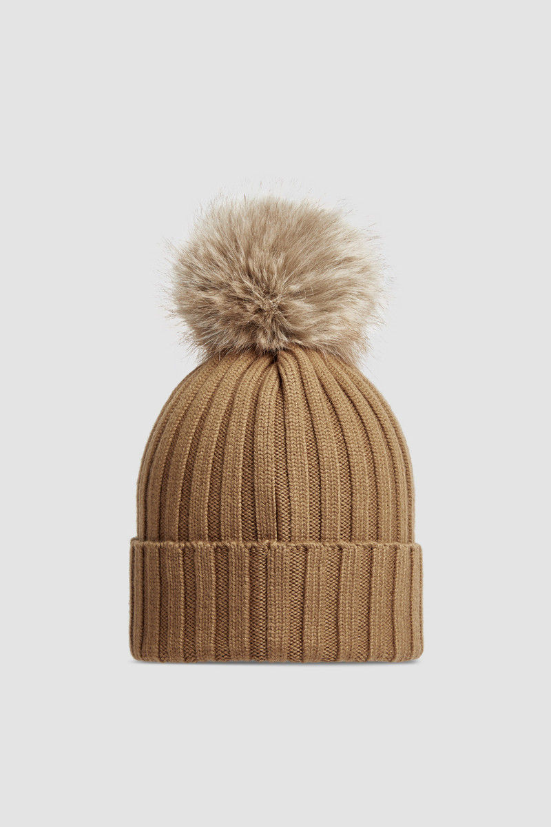 Wool Beanie with Pom Pom 4