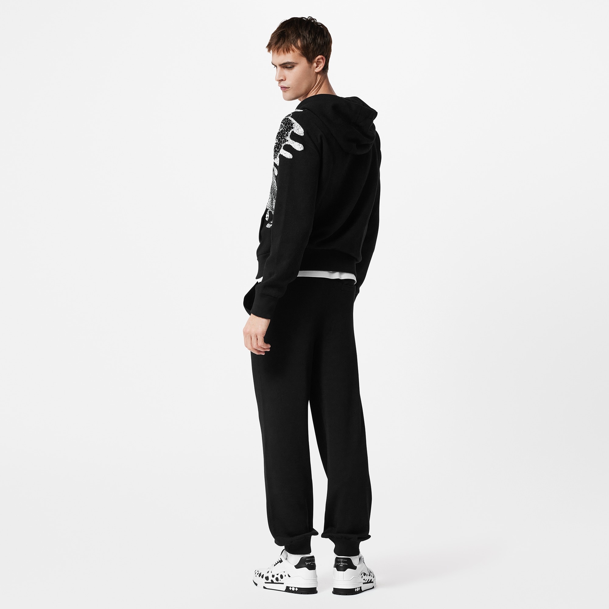 LV x YK Psychedelic Flower Zipped Hoodie - 3
