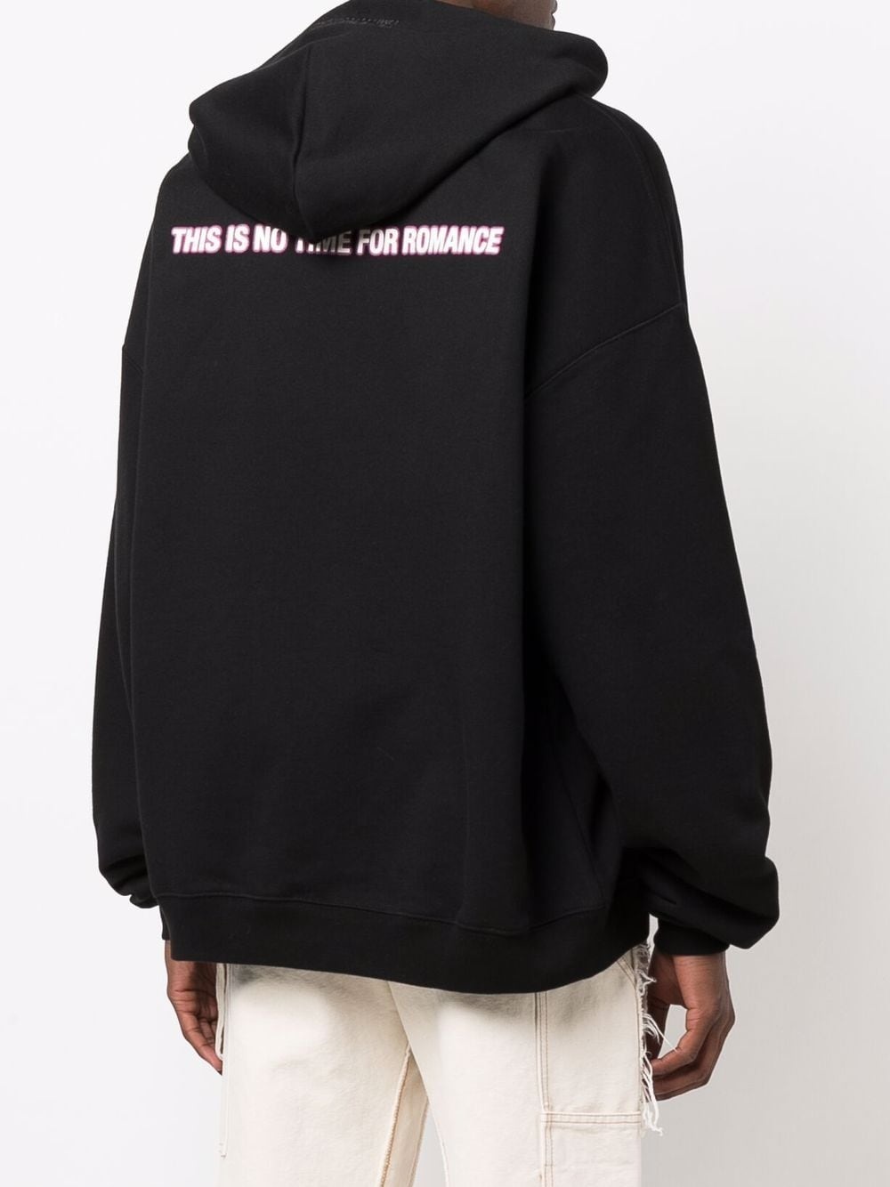 graphic-print oversize hoodie - 5