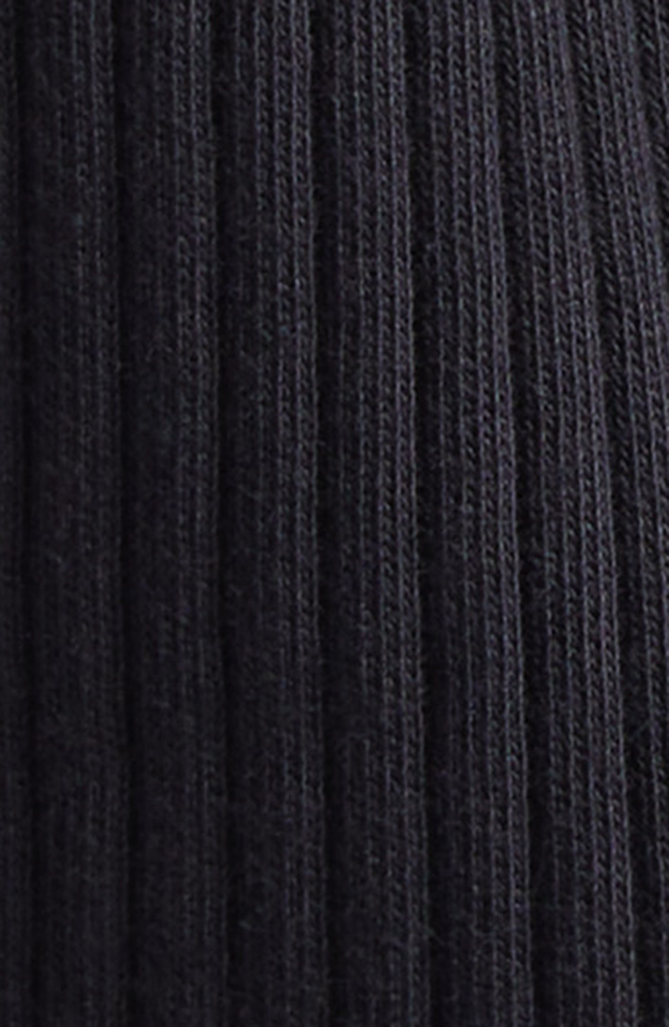 Jean Paul Gaultier Ring Detail Cotton Rib Tank in Black at Nordstrom - 5