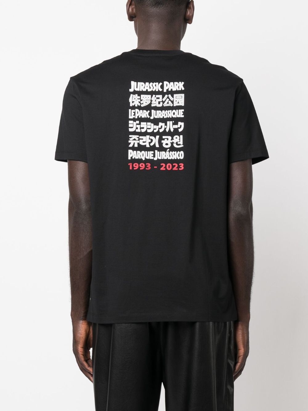 Jurassic Park print T-shirt - 4