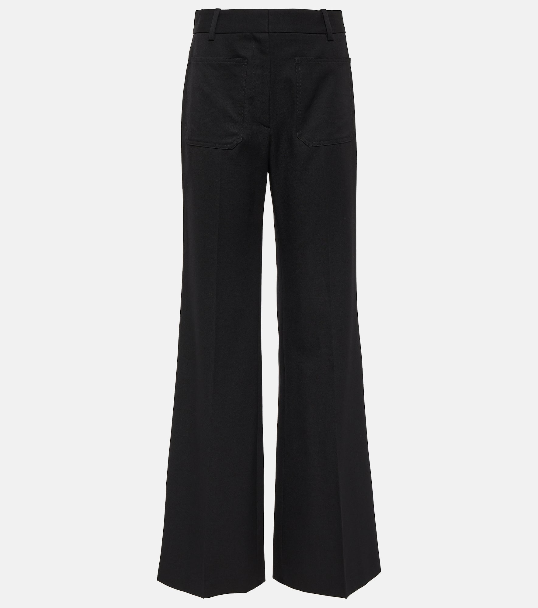 Christophe virgin wool wide-leg pants - 1
