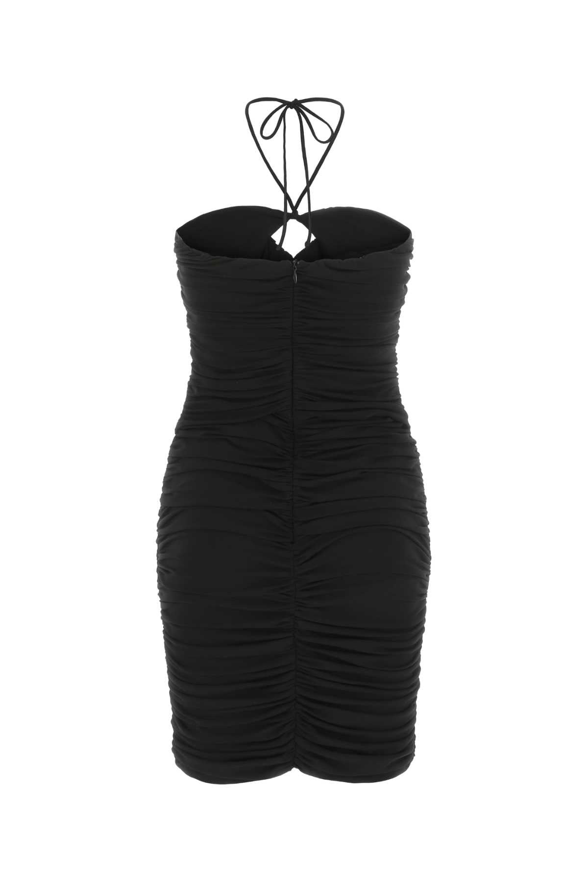 Magda Butrym Women Black Stretch Viscose Blend Mini Dress - 2