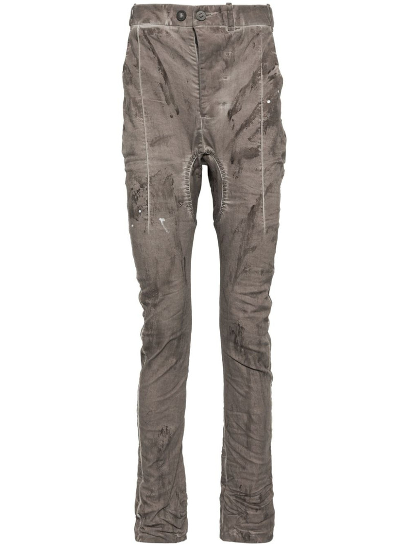 distress finish trousers 1