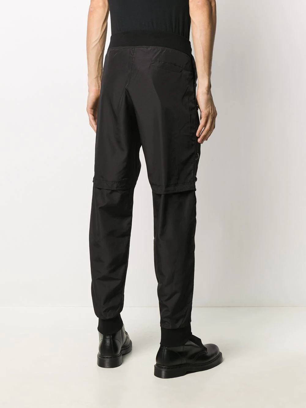 logo-patch technical track pants - 4