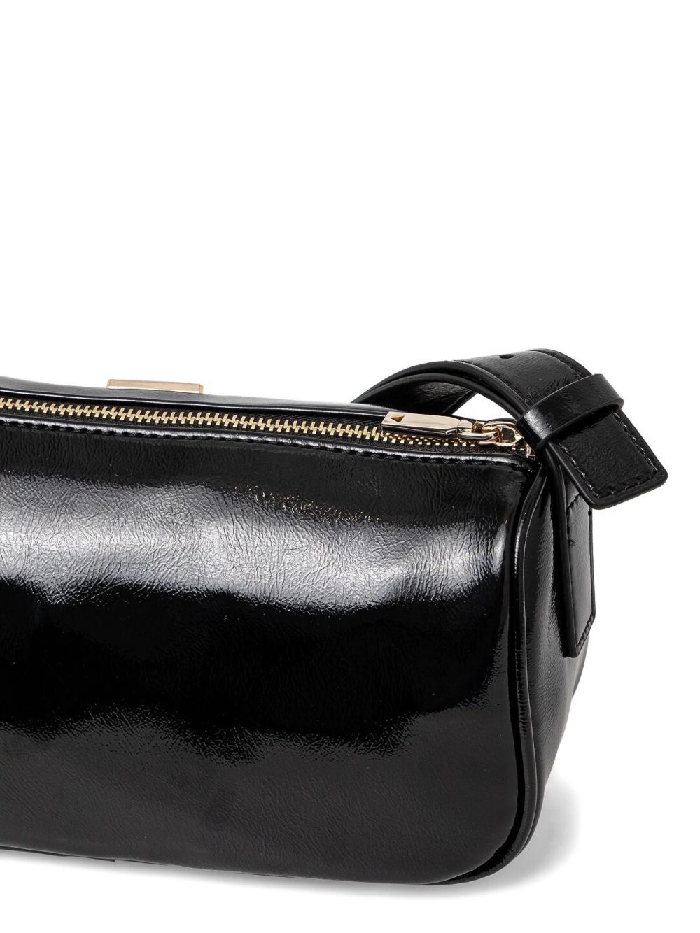 Waldena patent leather dual-pocket shoulder bag - 5