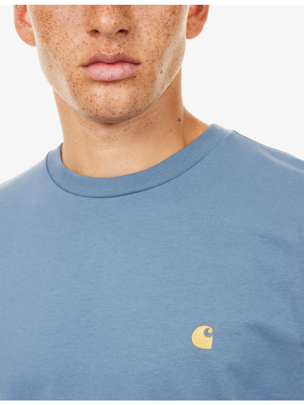 Chase Brand-Embroidery Cotton-Jersey T-Shirt - 5