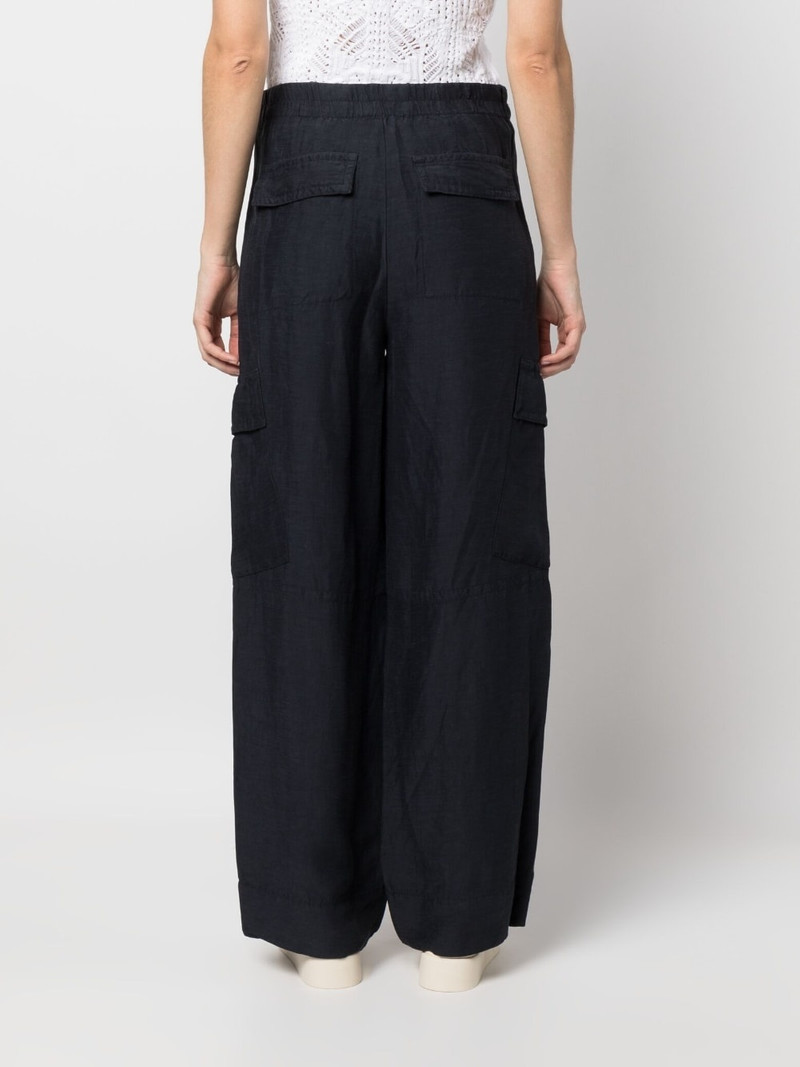 wide-leg linen trousers 4