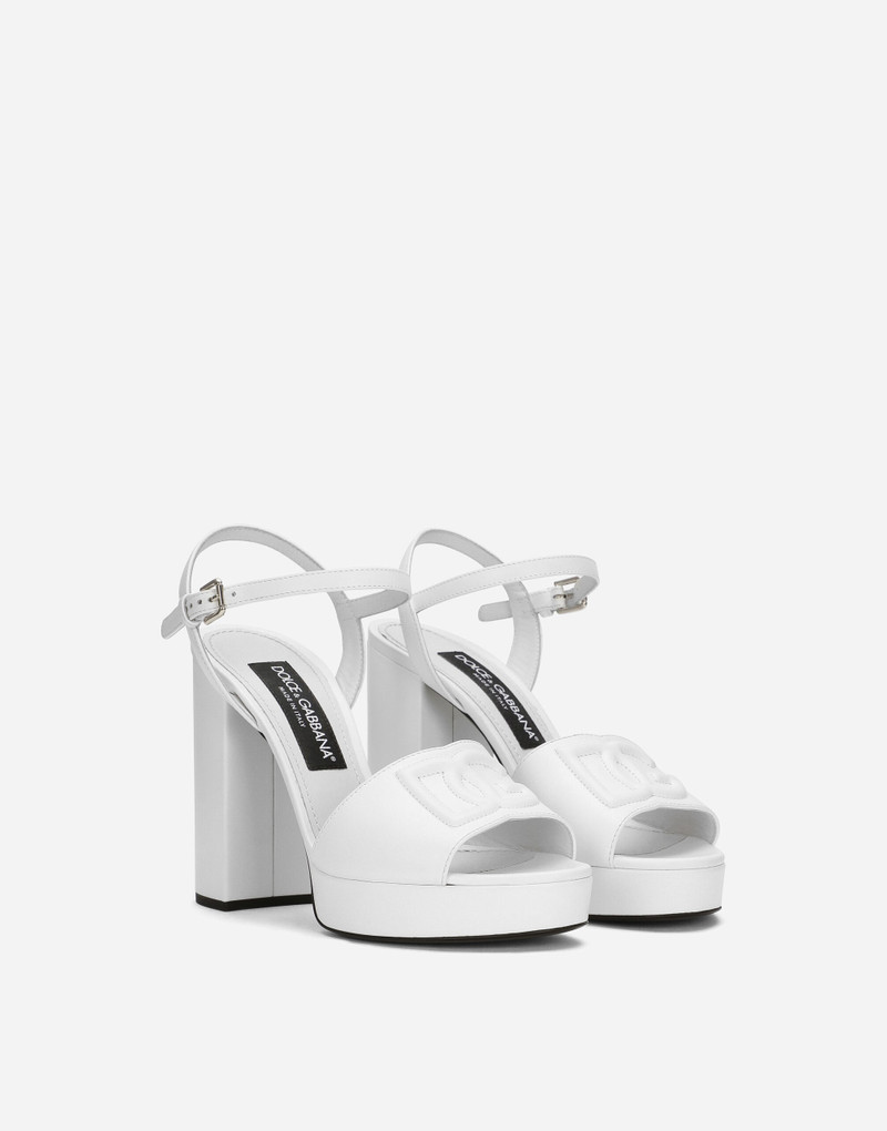 Dolce & Gabbana Calfskin platform sandals outlook