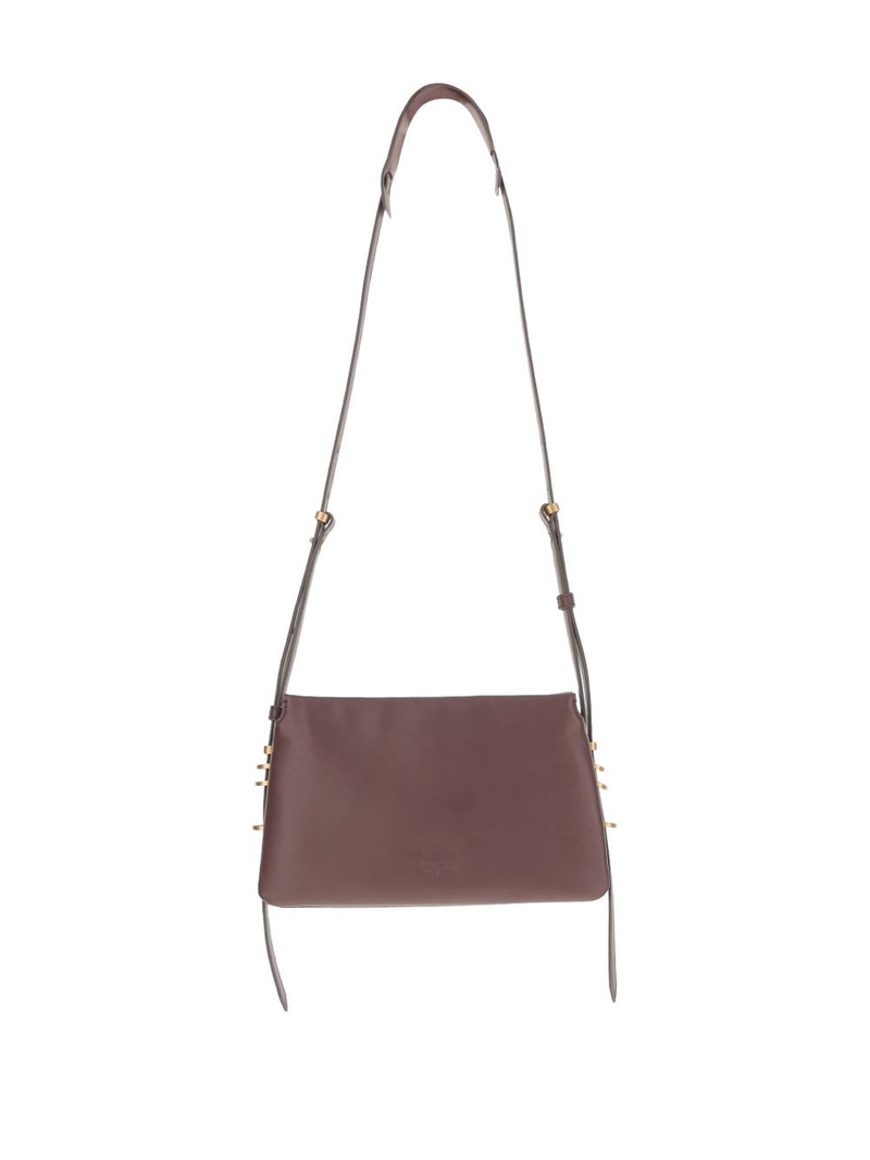 PINKO logo-detail calfskin crossbody bag outlook