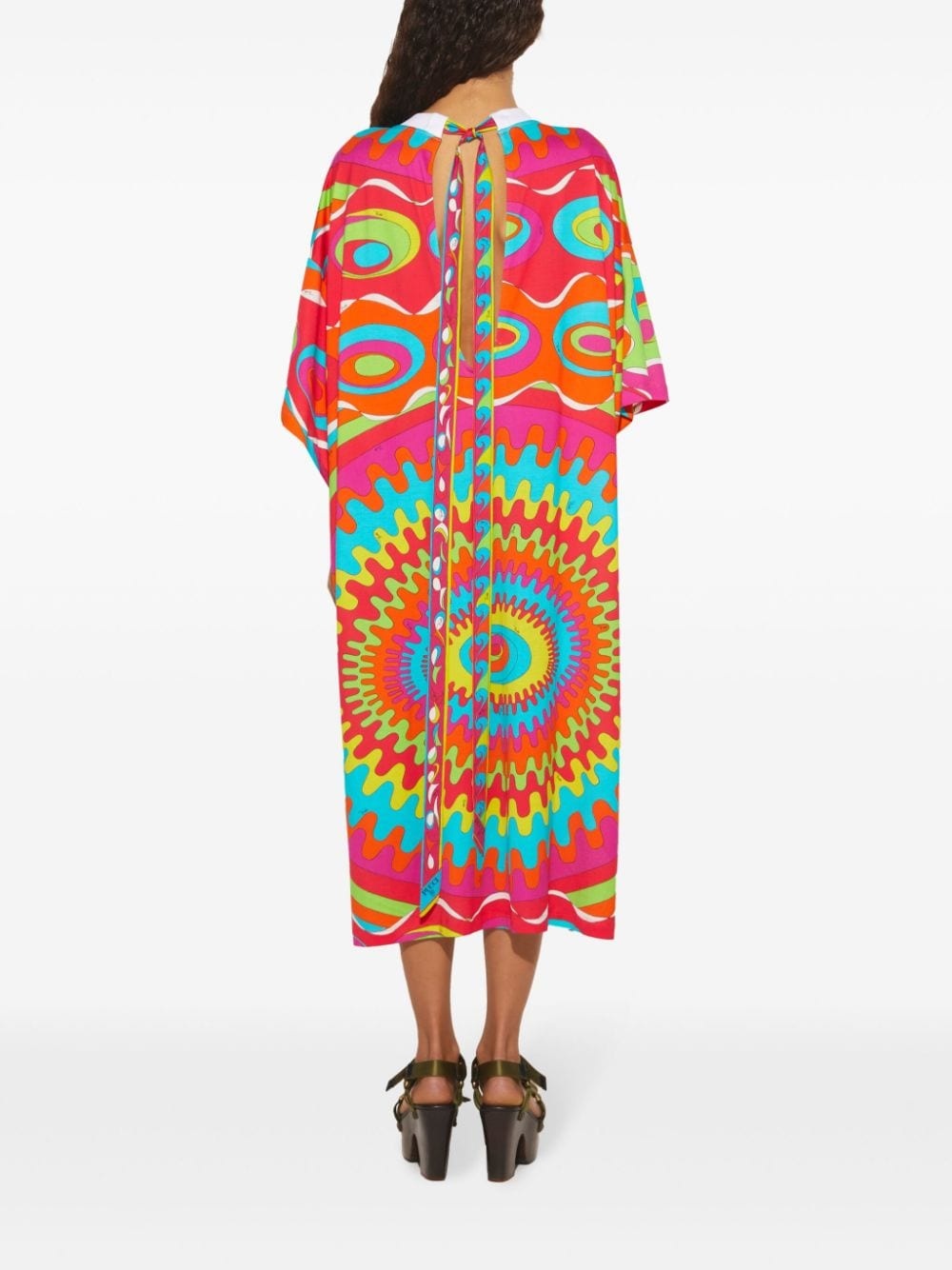 Bersaglio-print T-shirt maxidress - 4