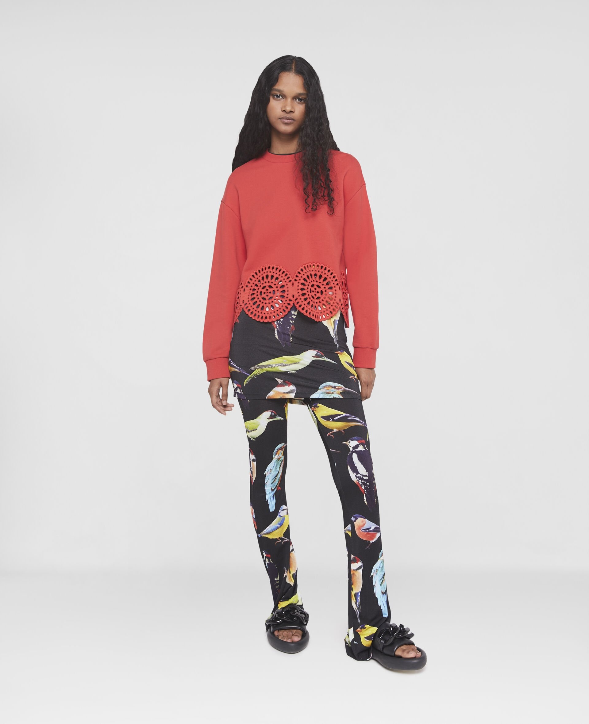 Broderie Anglaise Jersey Sweatshirt - 2