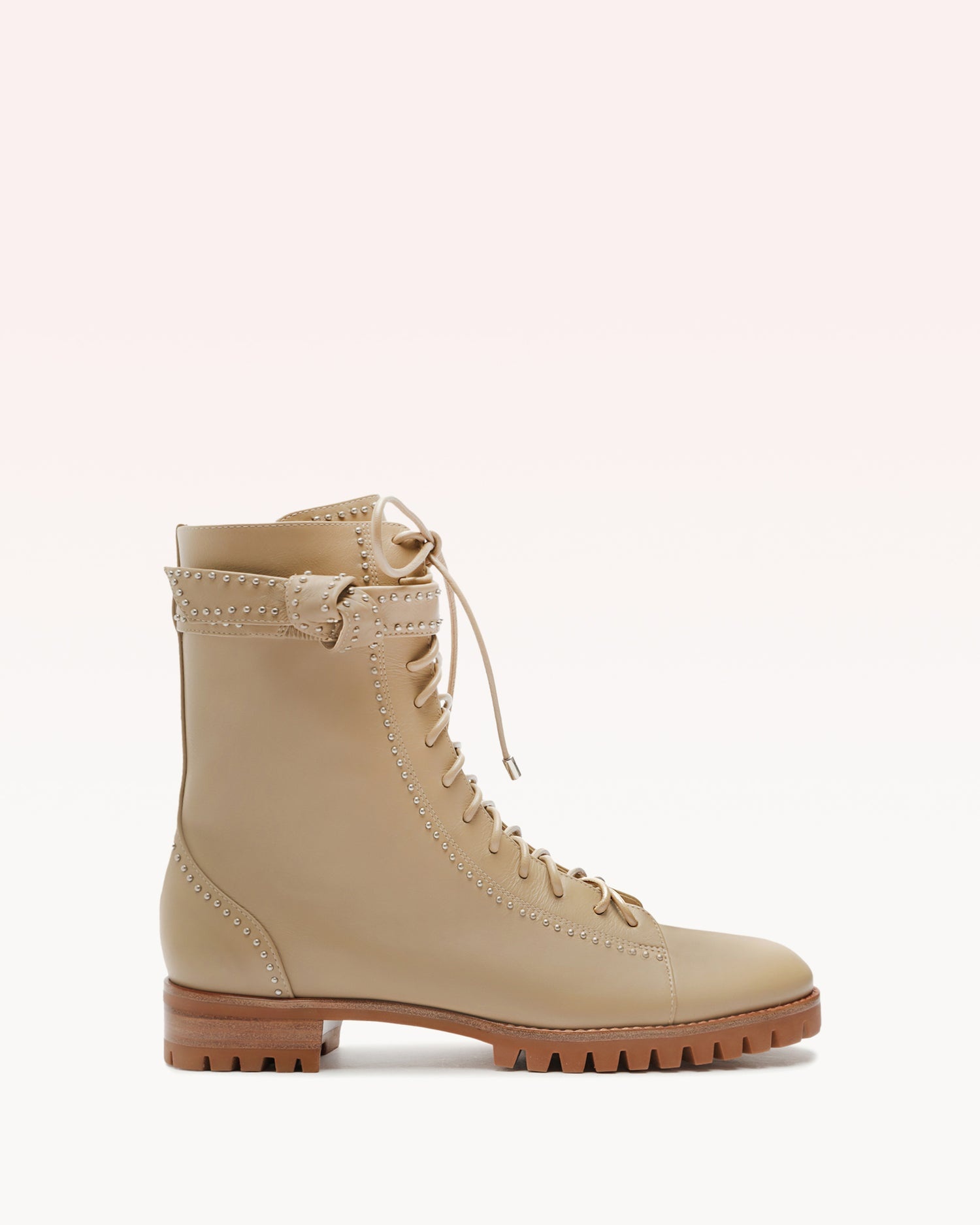 EVELYN STUDS BOOTIE SEMOLINA - 1