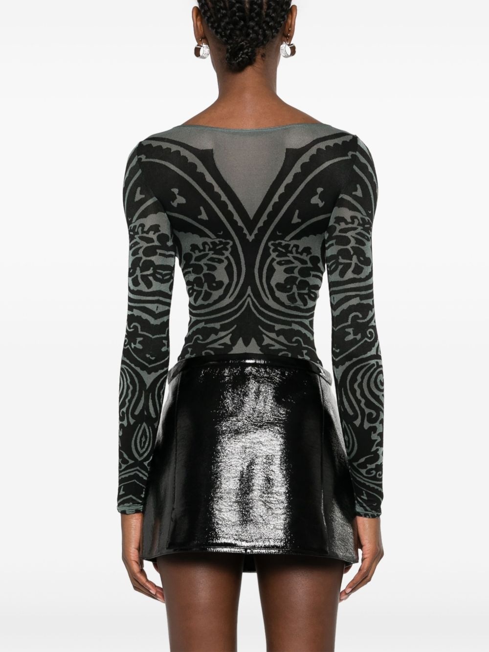 x ETRO Body Tattoo bodysuit - 4