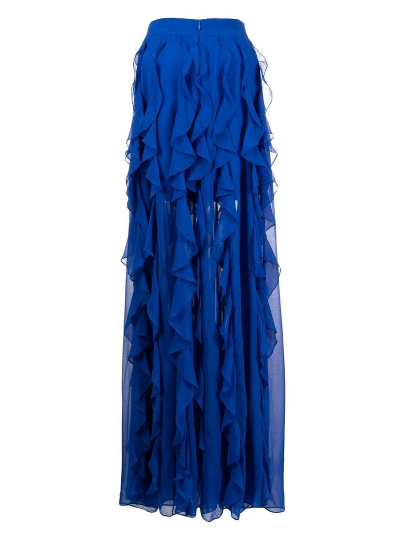 PatBO ruffled maxi skirt outlook