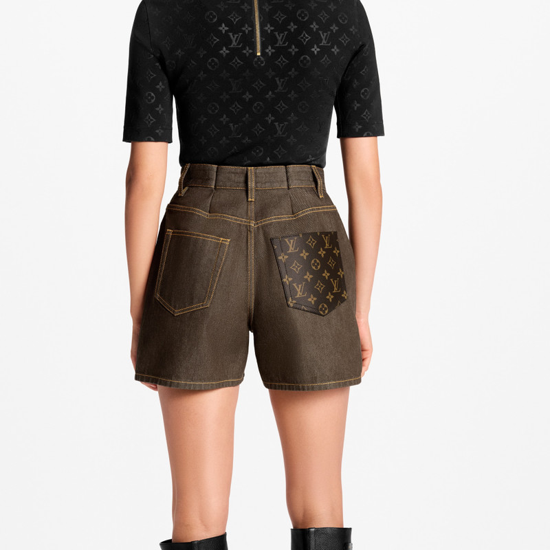 Speedy Patch Denim Shorts 5