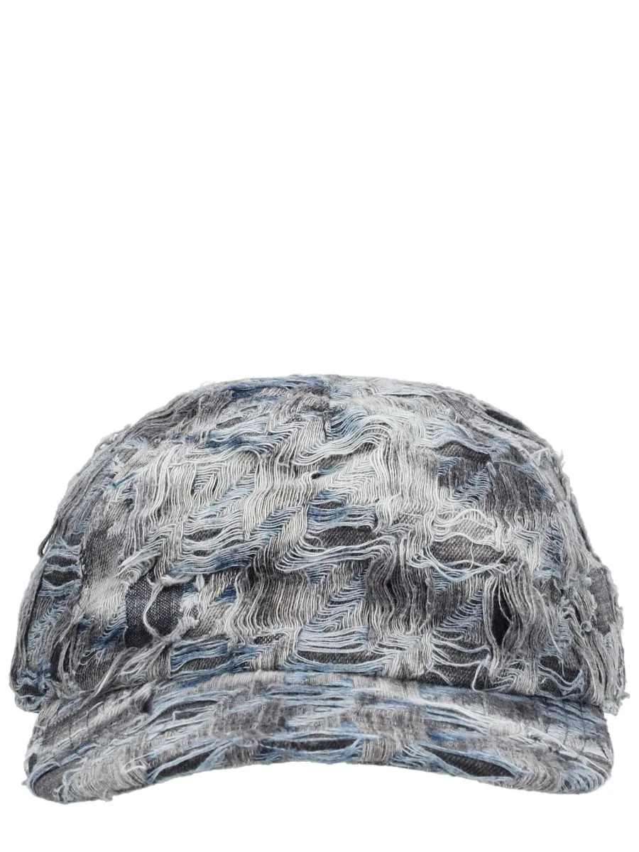 DENIM "C-FOOT" BASEBALL CAP - 1