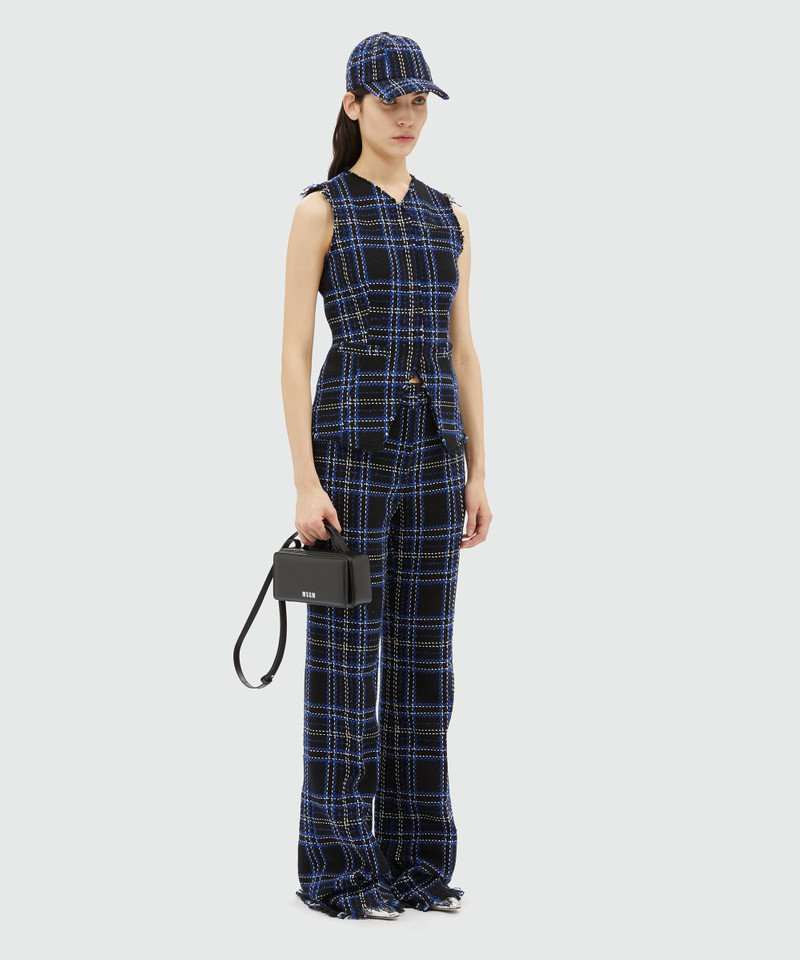 Tweed maxi check pants 4